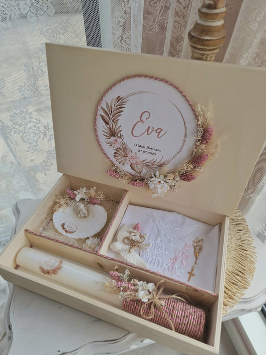 Caixa premium floral booh chique da Eva