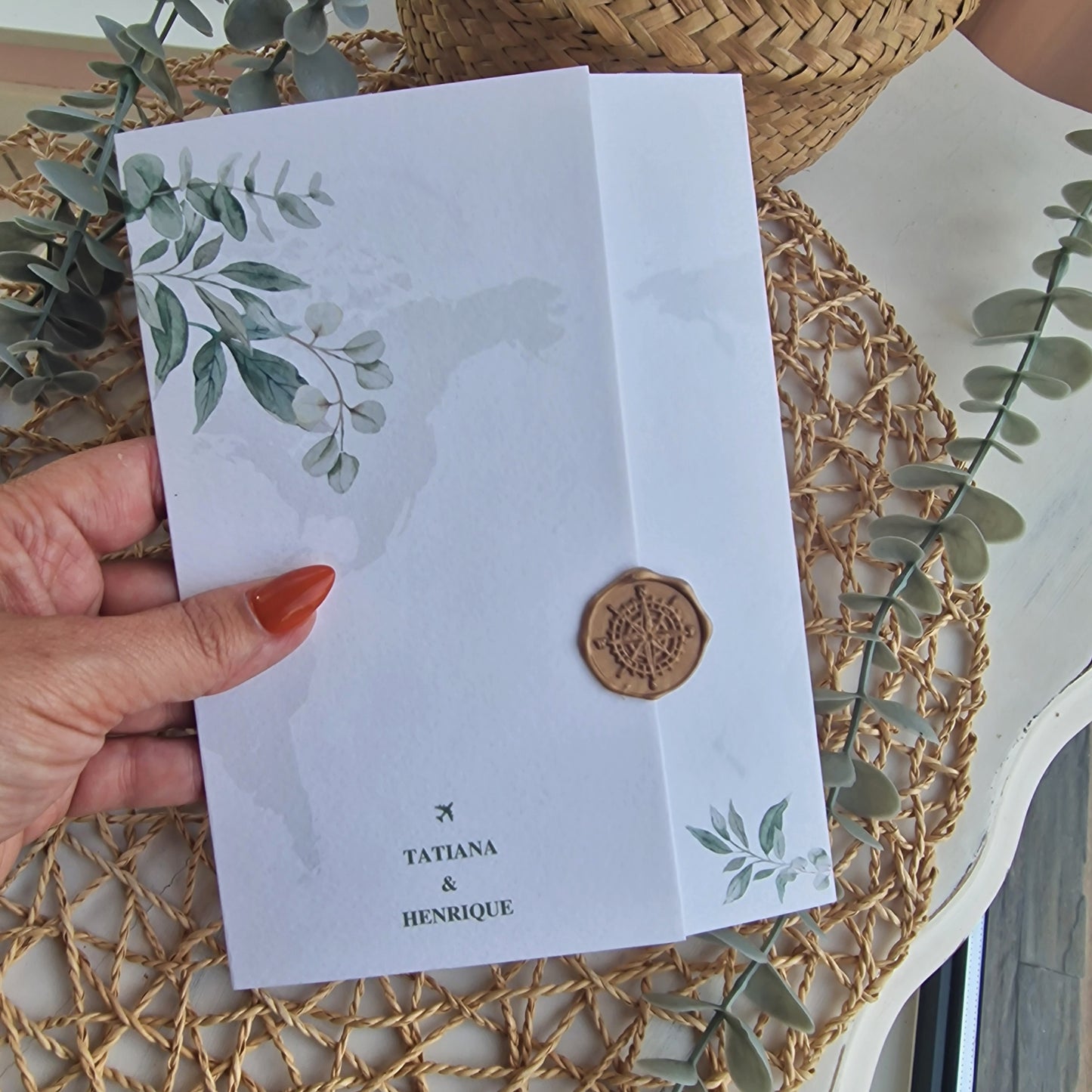 Convite 17/30 viagem com passaporte