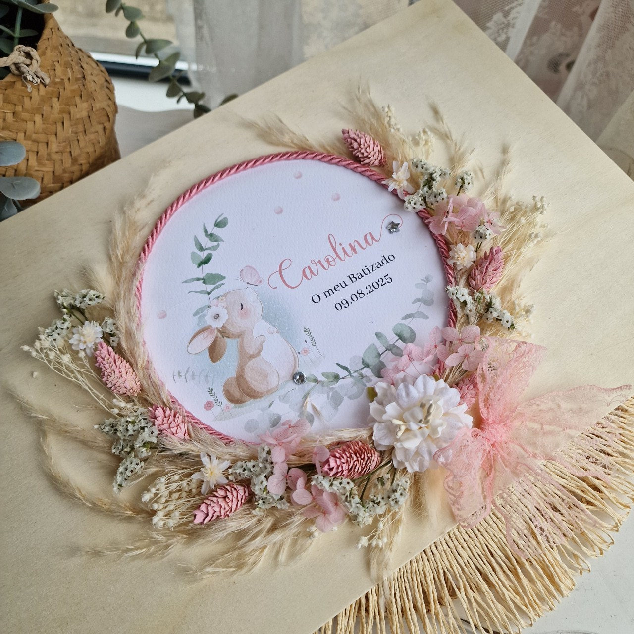 Caixa premium floral coelhinha Carolina