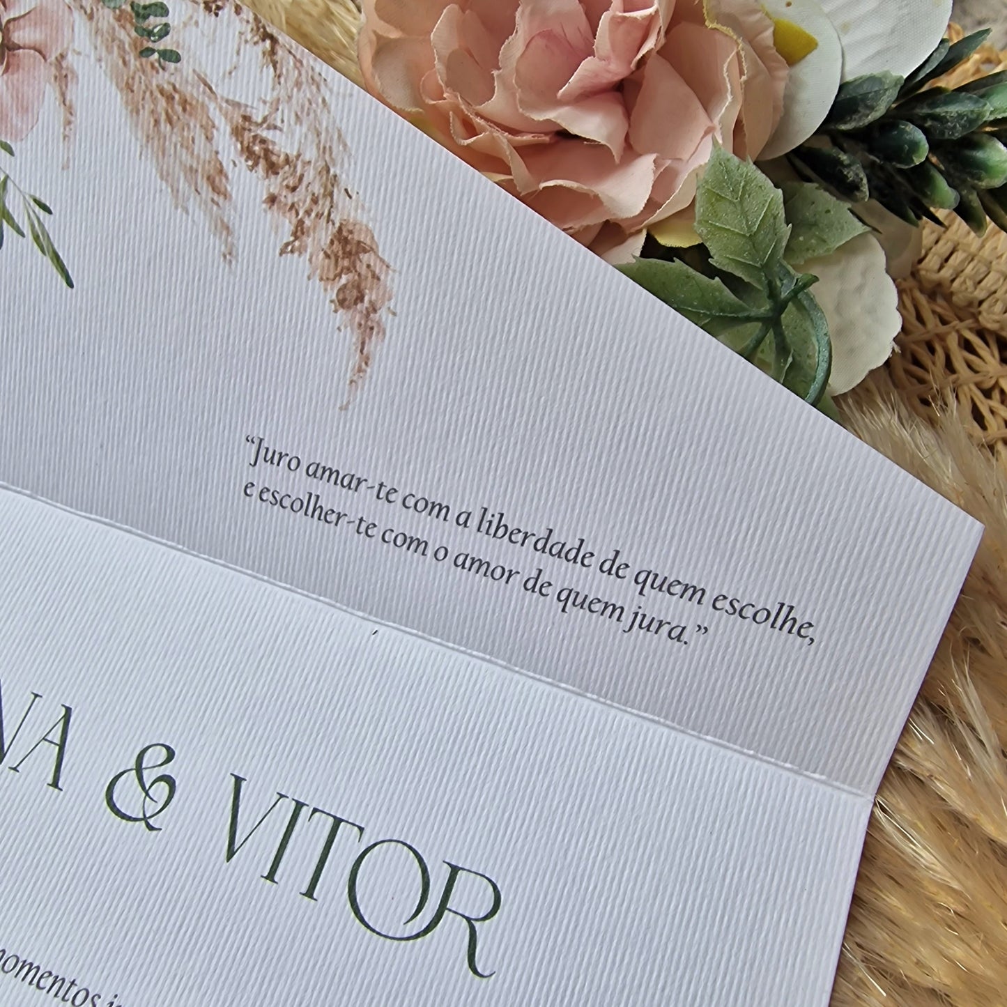 Convite 28/30 pampas Helena & Vítor