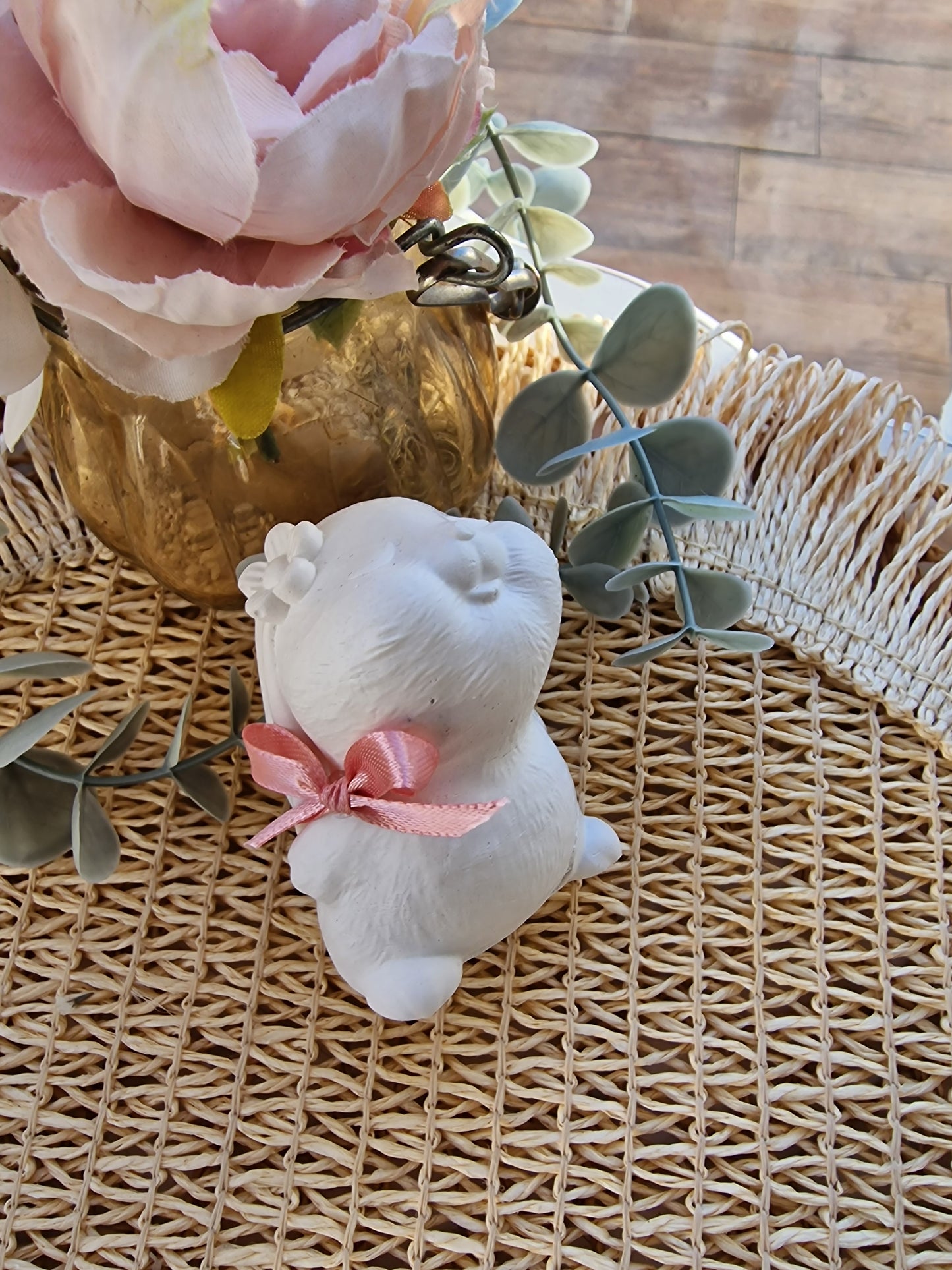 Coelhinha Perfumada em Gesso