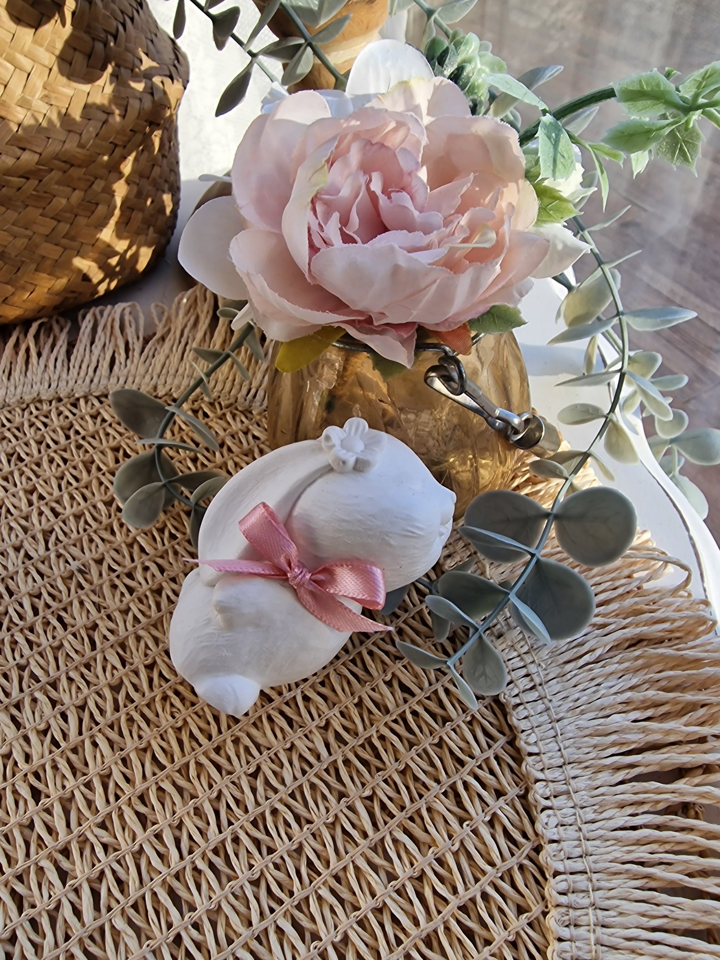 Coelhinha Perfumada em Gesso