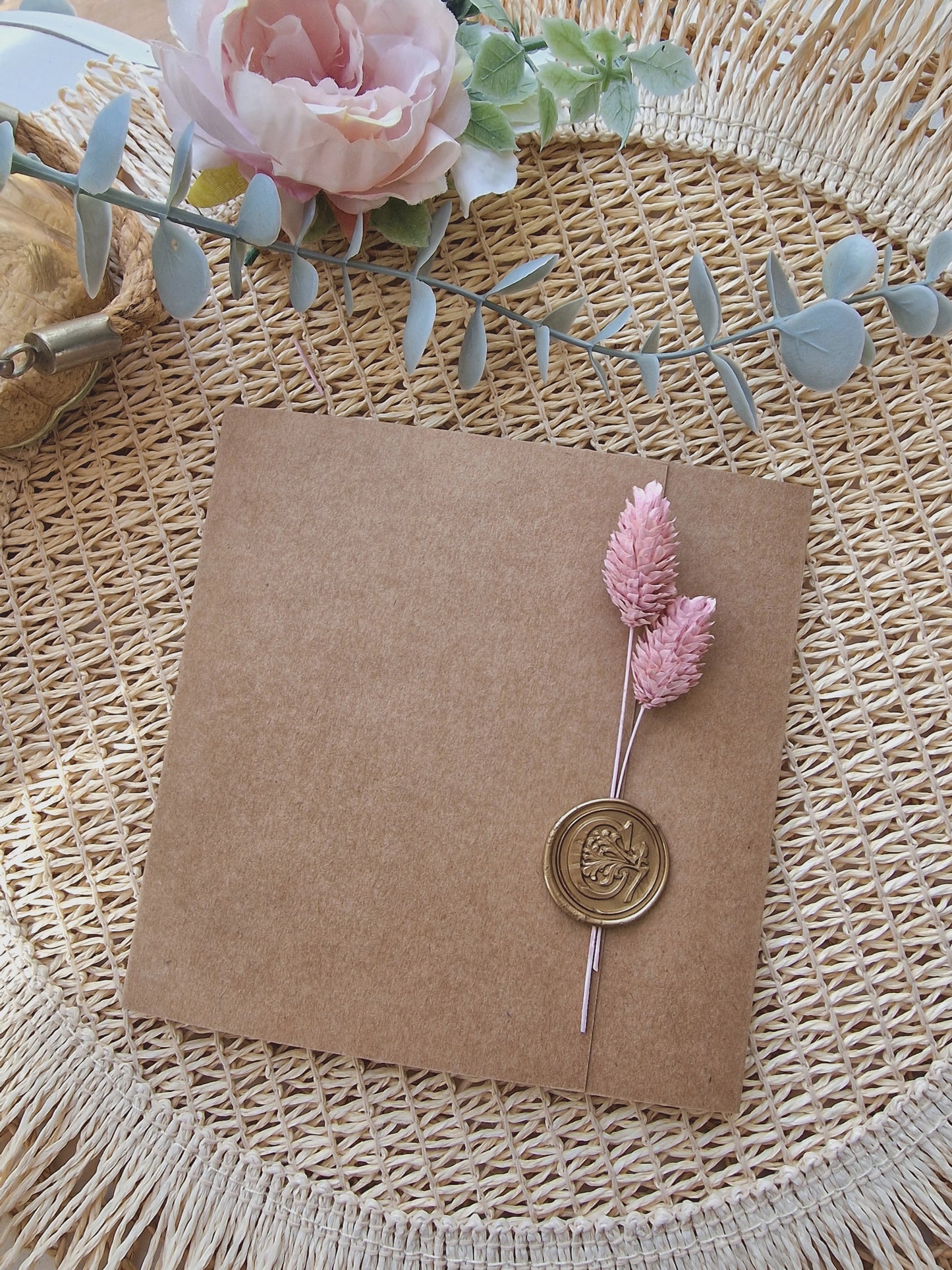 Convite de batizado "Ursinha Carminho"