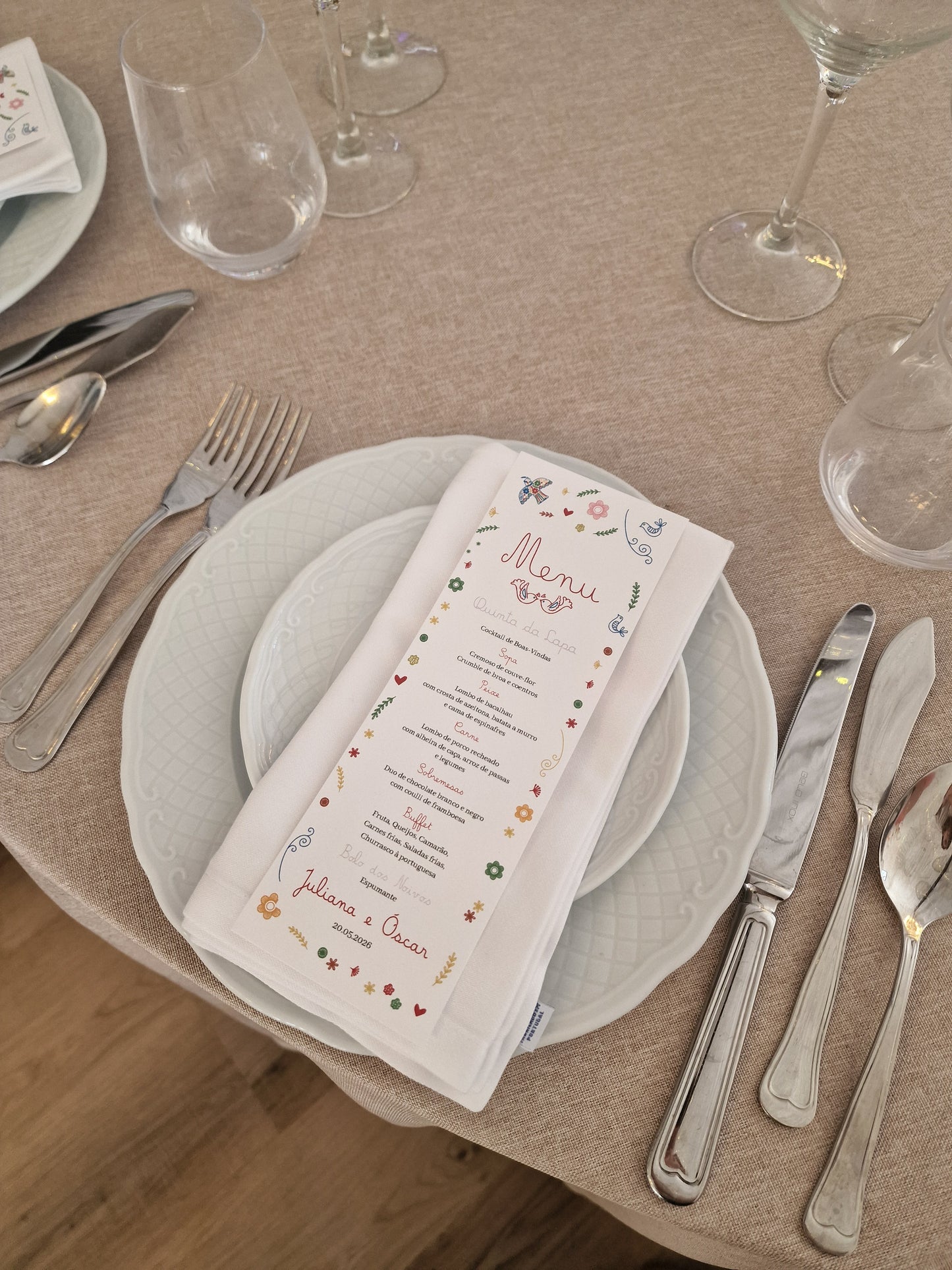 Menu Voyage autour du monde