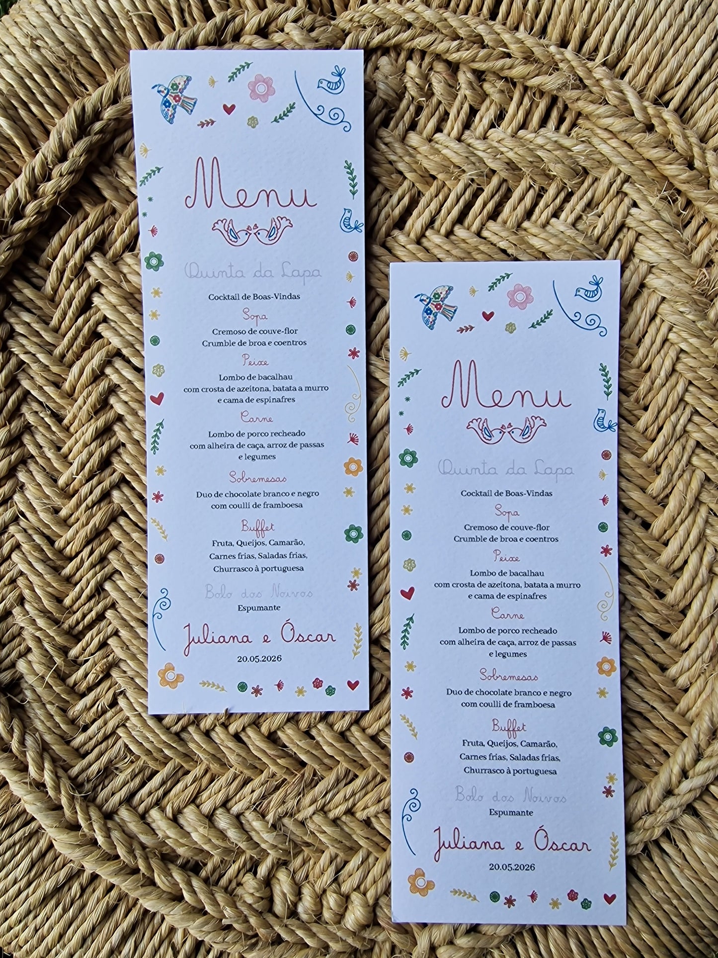 Menu Voyage autour du monde