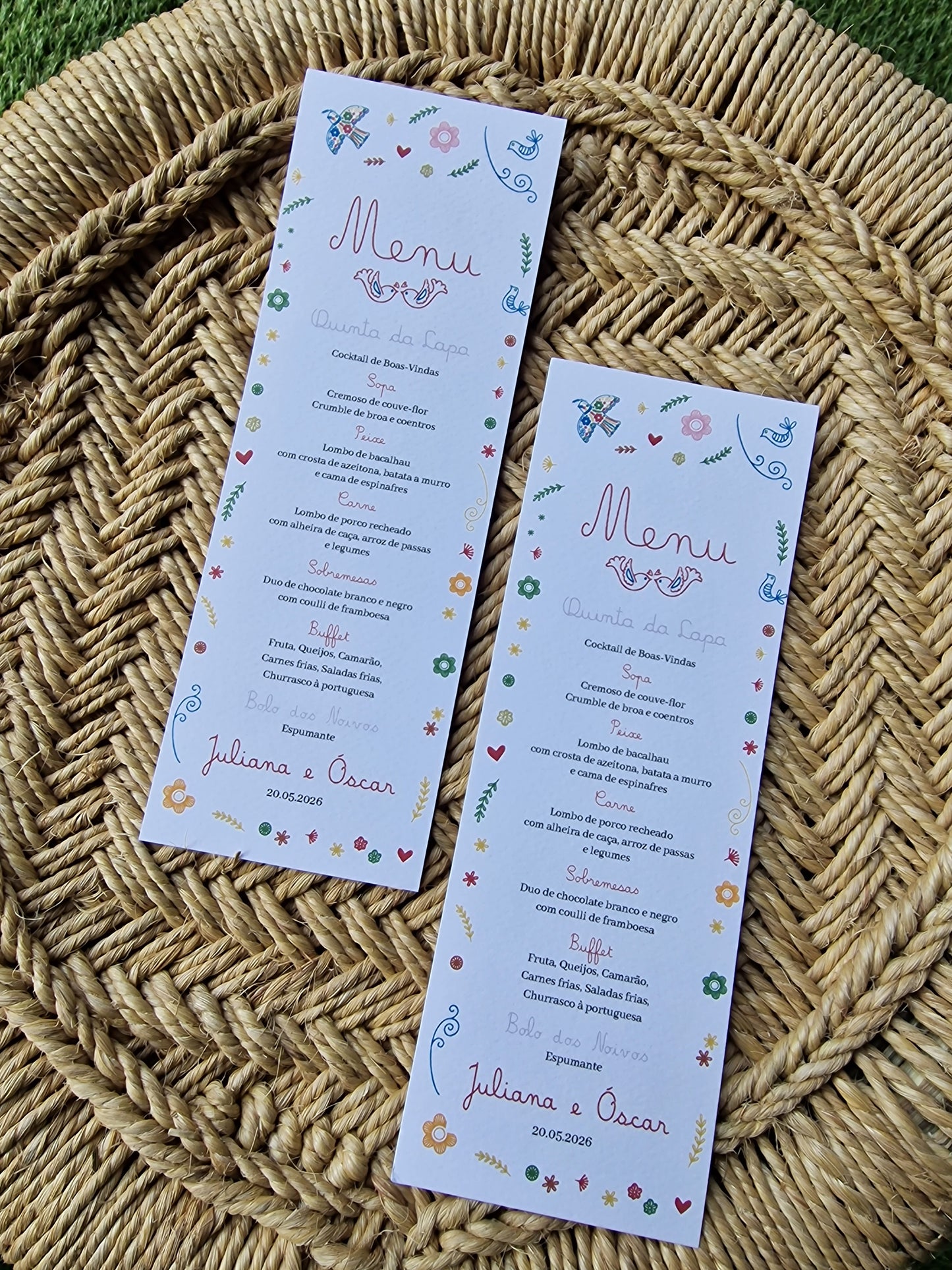 Menu Voyage autour du monde