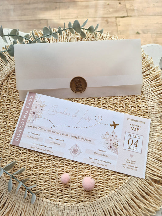 Convite "Simplesmente Inês"