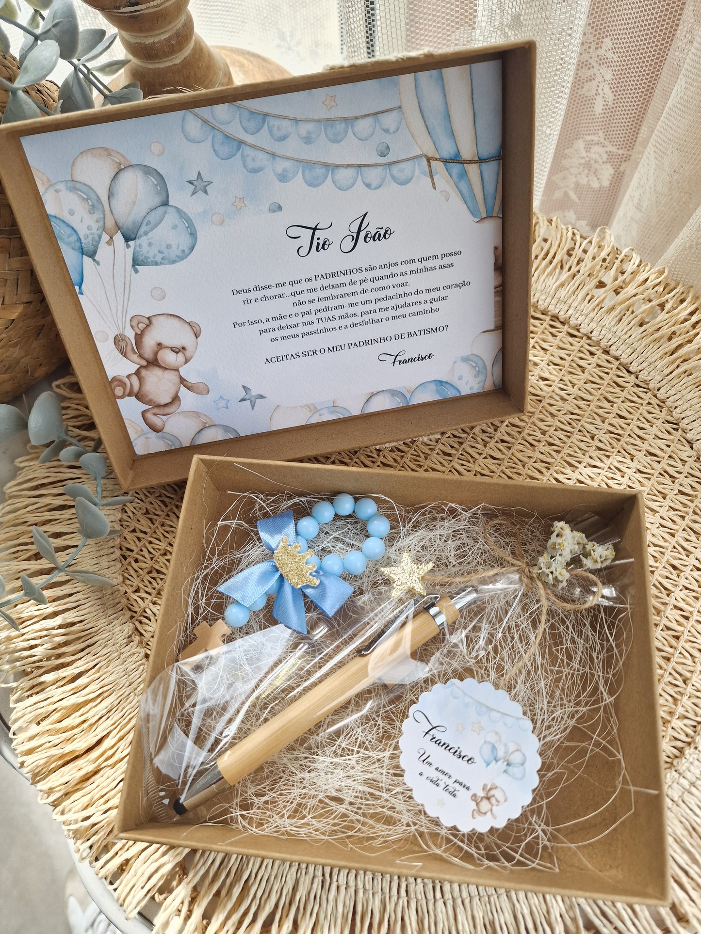 Parrains et marraines Invitation ours en peluche