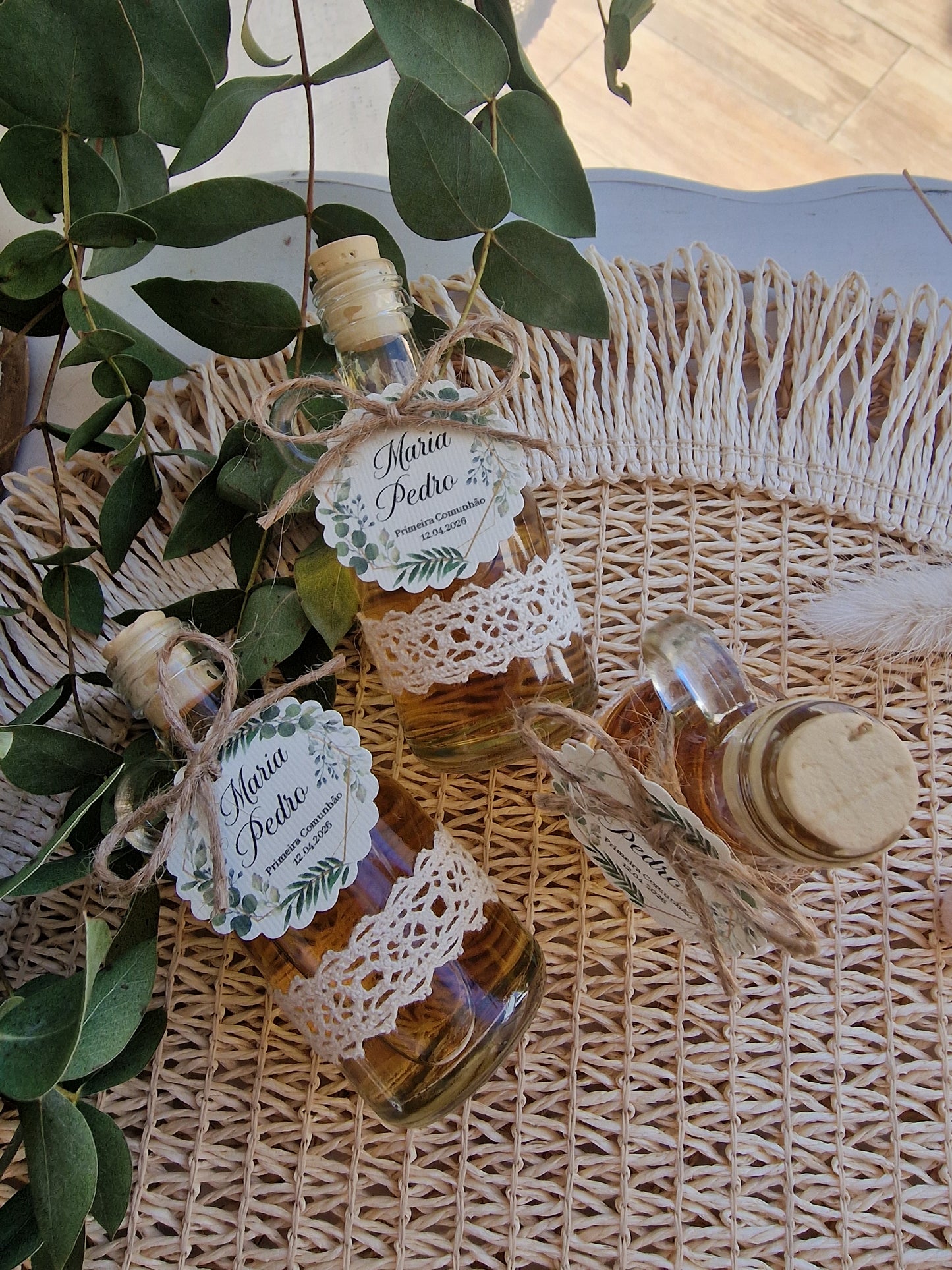 Mini Garrafões com Moscatel Primeira Comunhão