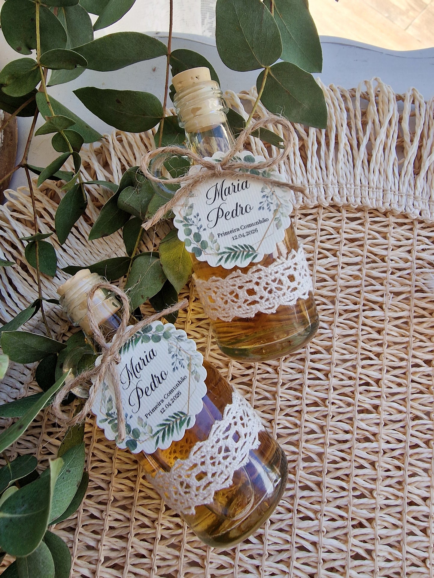 Mini Garrafões com Moscatel Primeira Comunhão