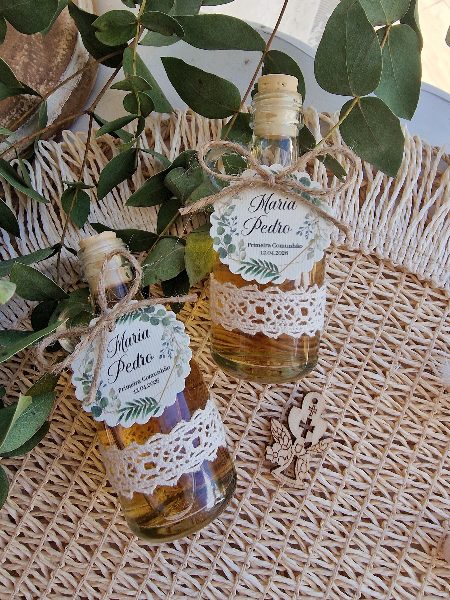 Mini Garrafões com Moscatel Primeira Comunhão