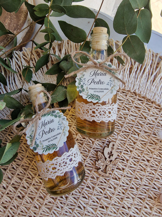 Étiquettes Souvenirs Roses d'Amour avec Fille