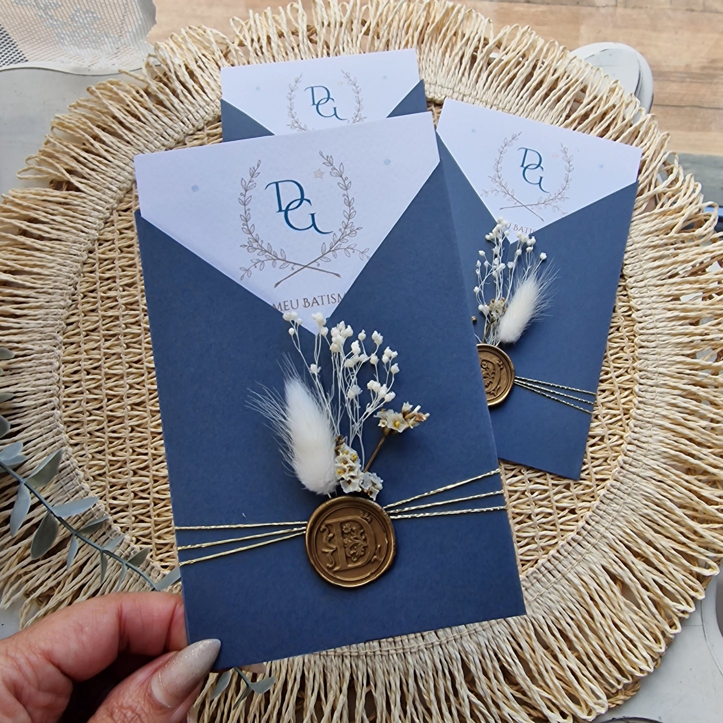 Invitation rustique de Maria