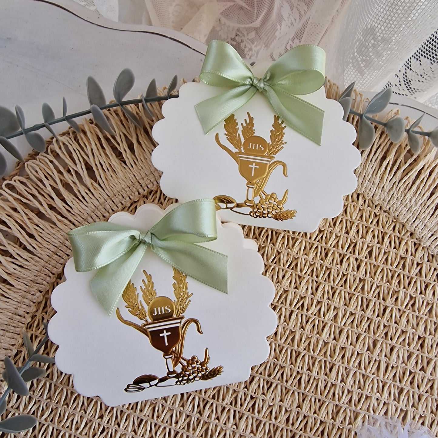 Special communion bag with rosary