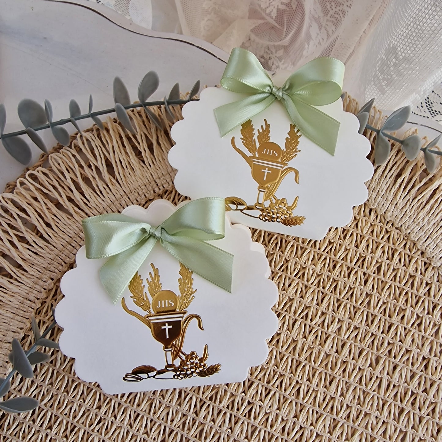 Special communion bag with rosary