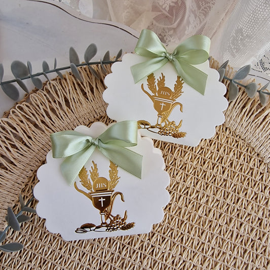 Sac spécial communion avec chapelet