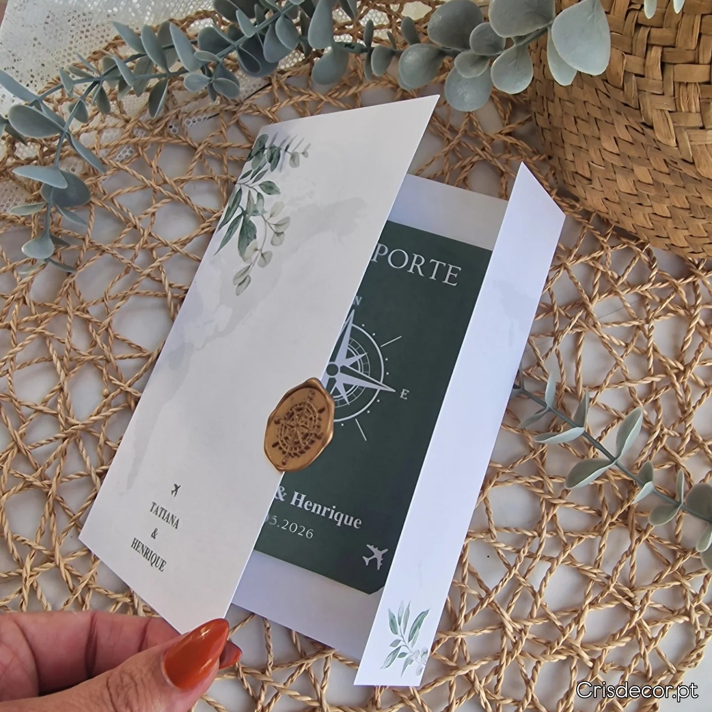 Convite 17/30 viagem com passaporte