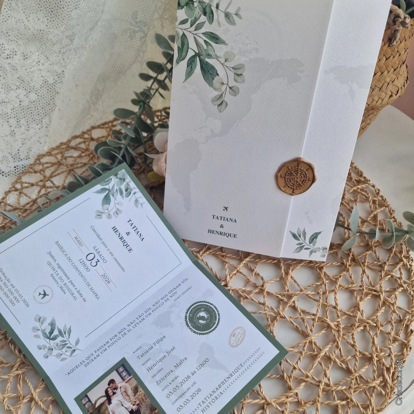 Convite 17/30 viagem com passaporte