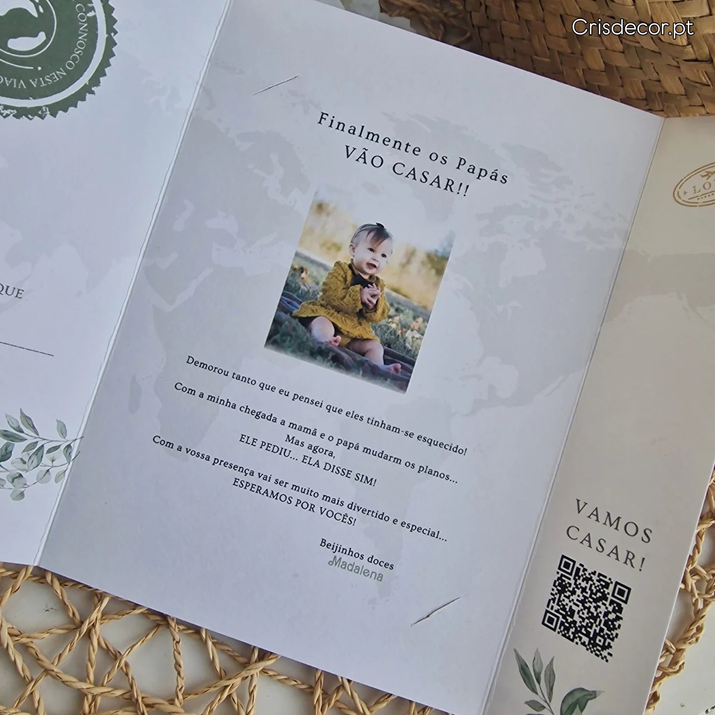 Convite 17/30 viagem com passaporte