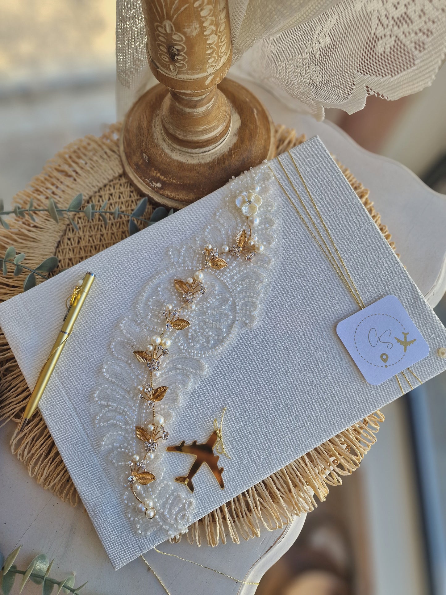 Livro de dedicatórias premium viagem gold