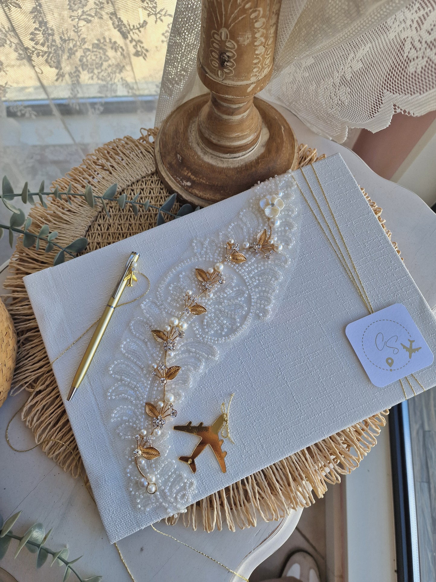 Livro de dedicatórias premium viagem gold