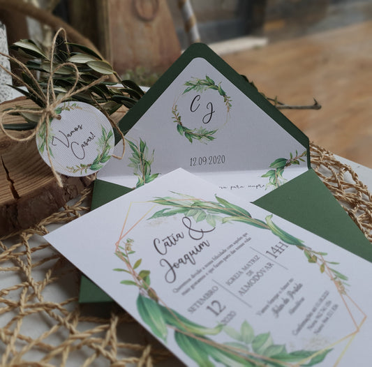 Green Mariana Invitation